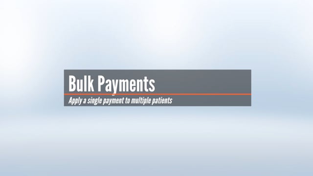 Bulk Payments