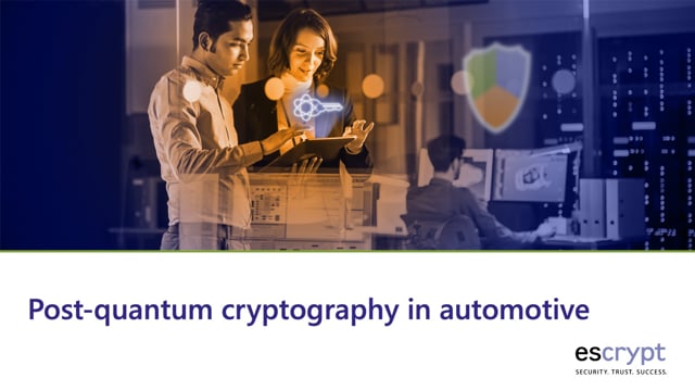 Post-quantum cryptography in automotive