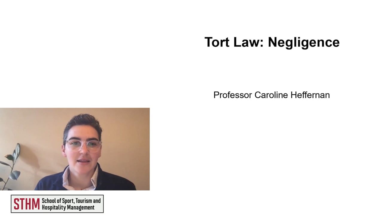 Tort Law: Negligence