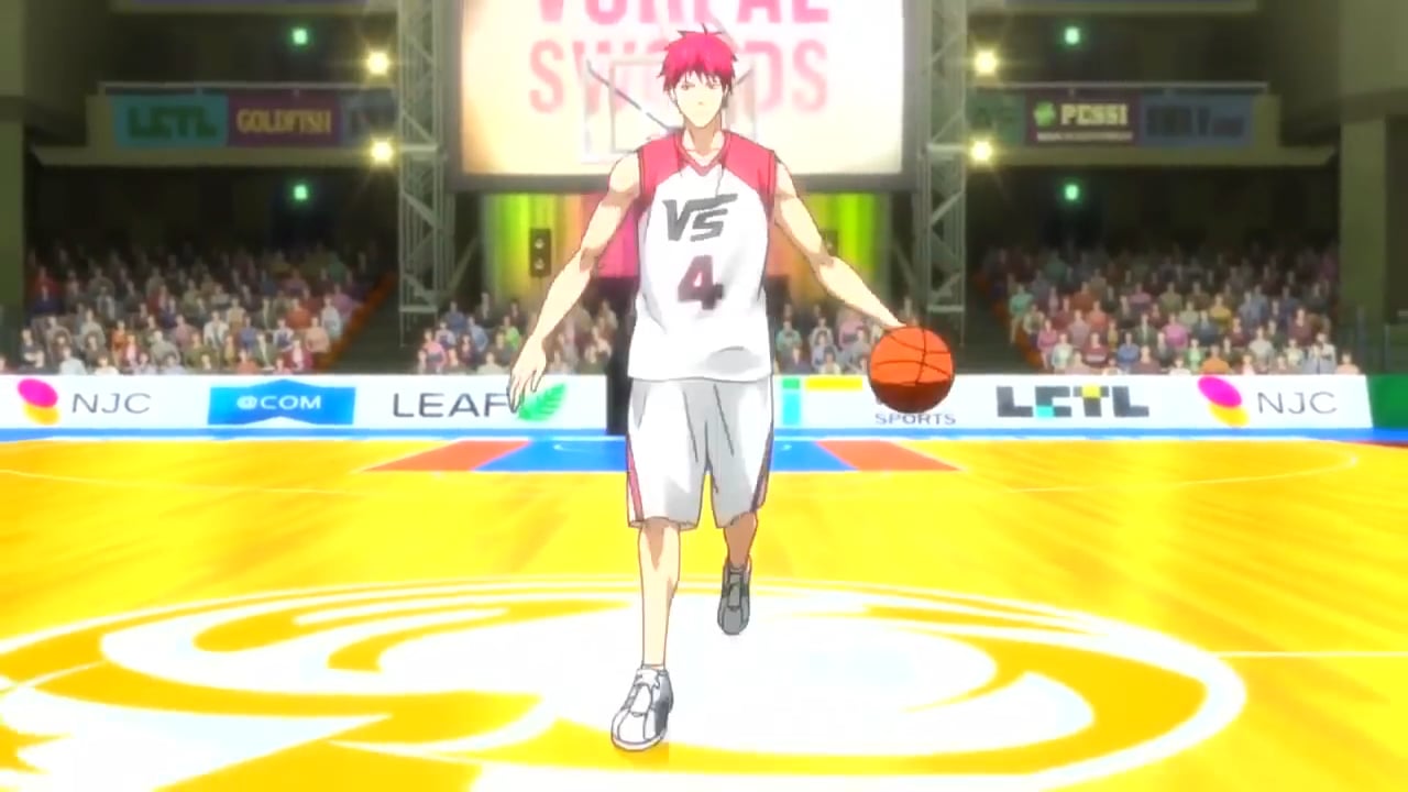 Akashi Seijuro's streetball handles ft Aomine's dunk - 黒子の 