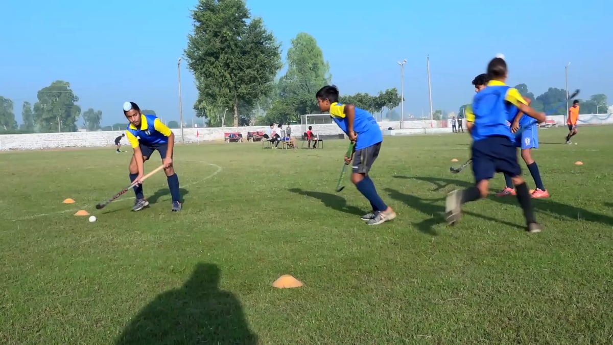 Three player passing drill