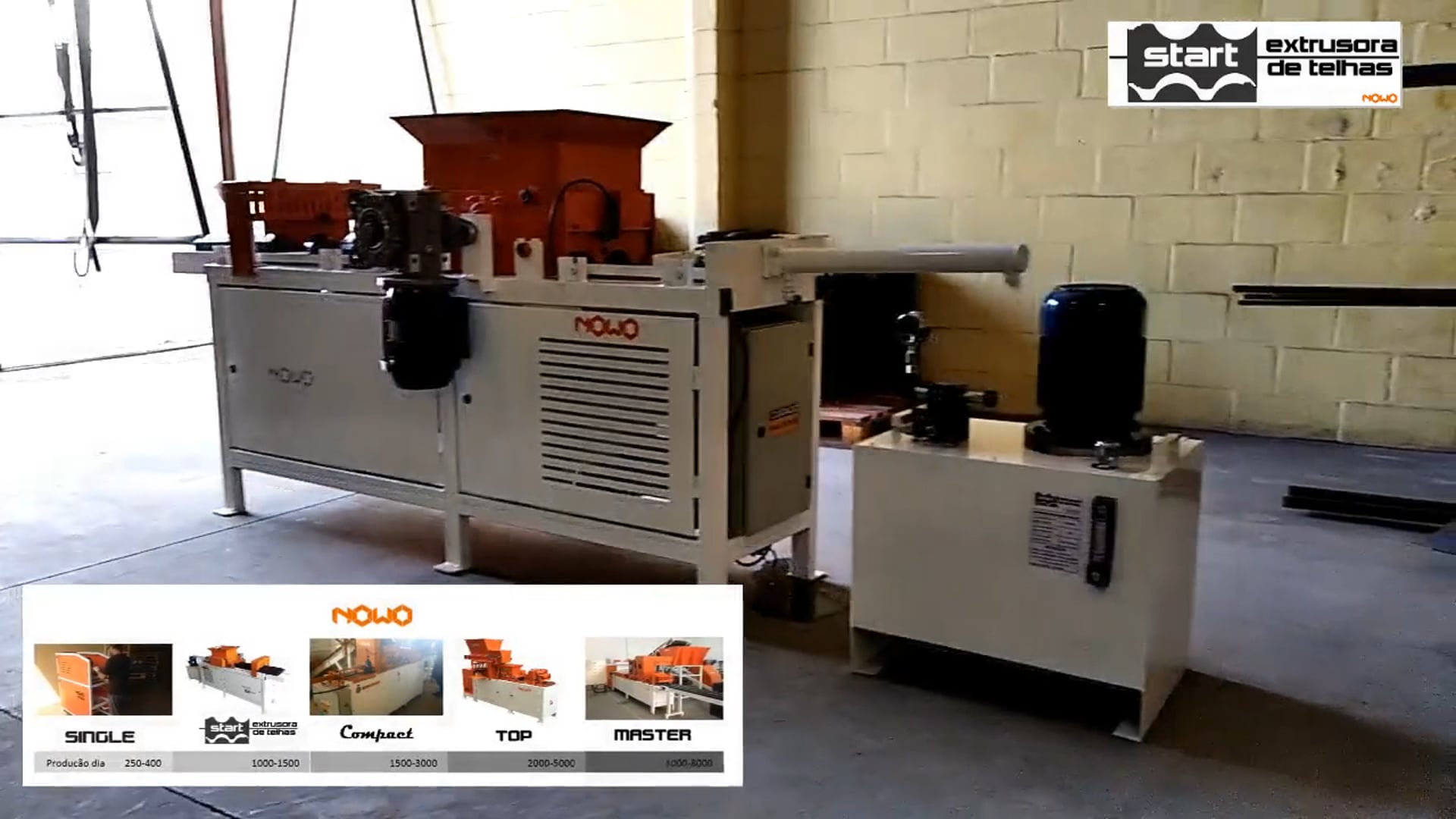 Video máquina de telhas start e Fabricacao