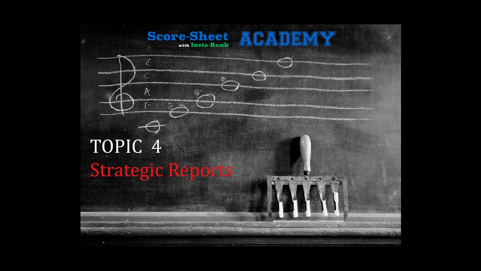5 - STRATEGIC REPORTS
