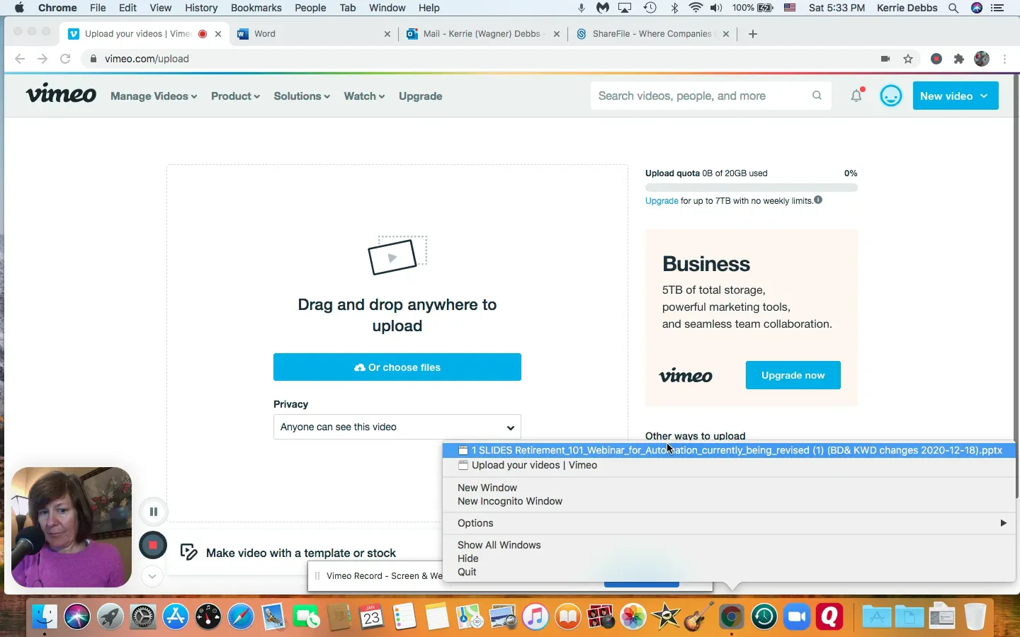 Test record 6 on Vimeo
