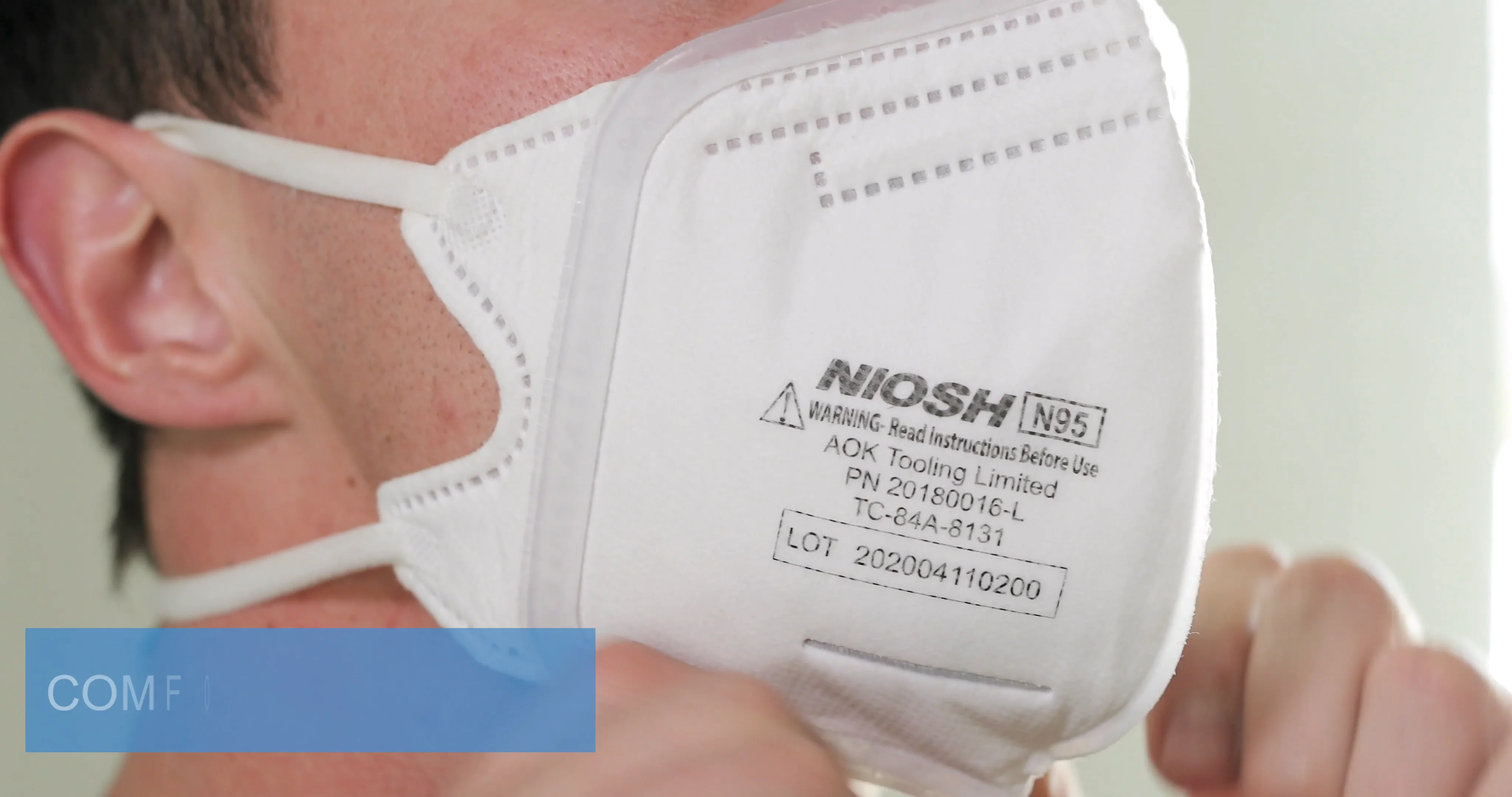 N95 Folding Mask - FDA Certified & NIOSH Approved - White – Healthify