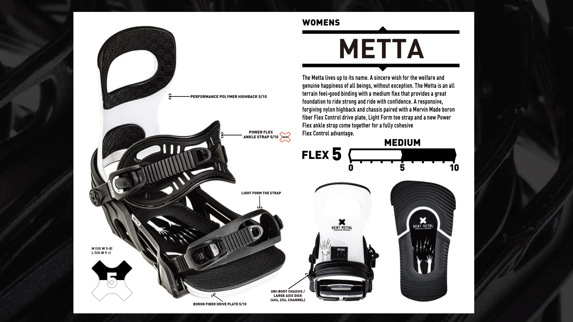 さらに進化を遂げた高性能バインディング「BENT METAL