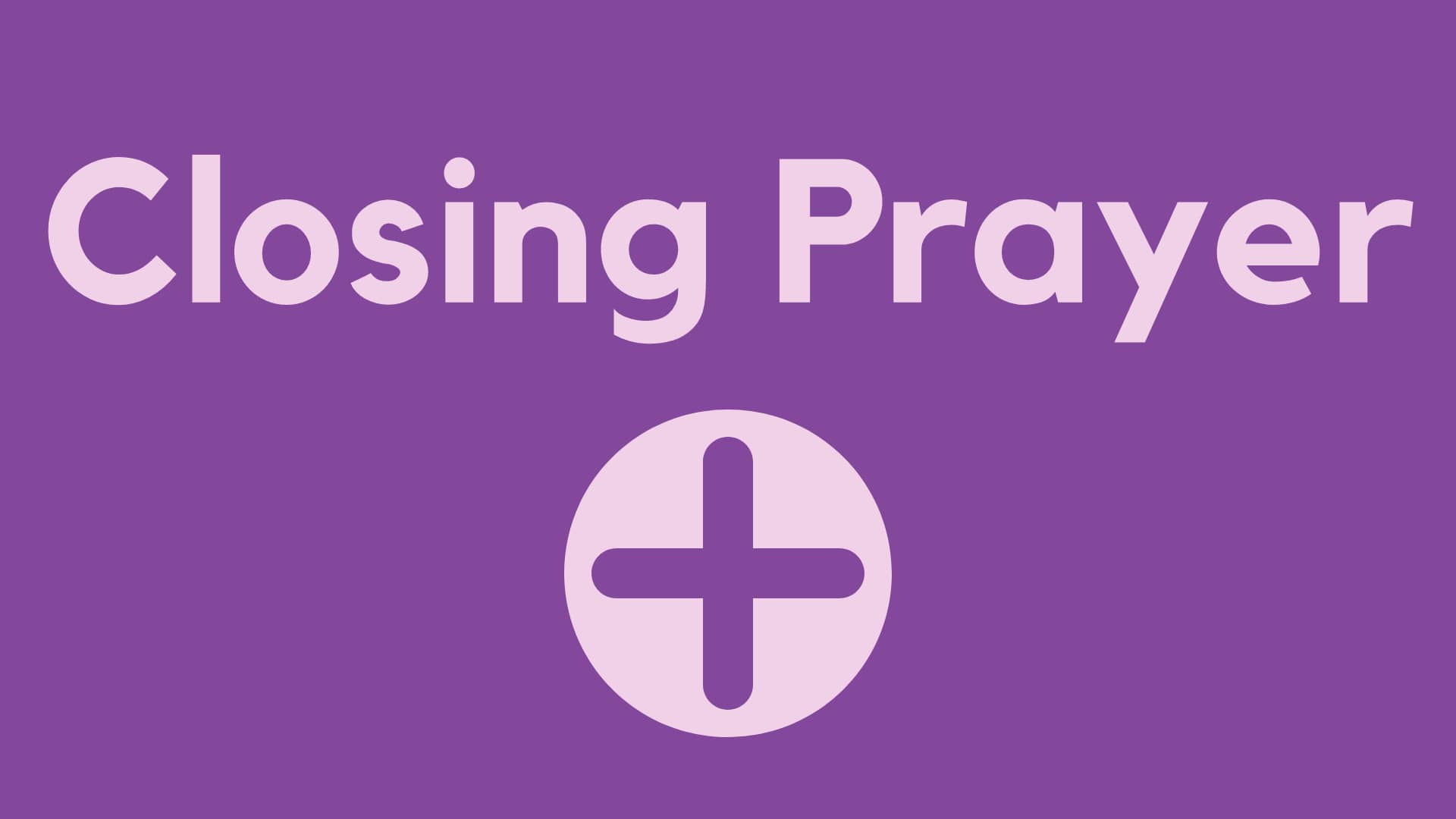 Session 2 Closing Prayer on Vimeo