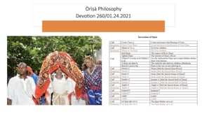 #260 Òrìṣà Philosophy