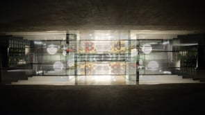 Padiglione espositivo per un collezionista di Lamborghini