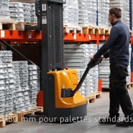 Gerbeur électrique levée 2500 mm - Manulevage