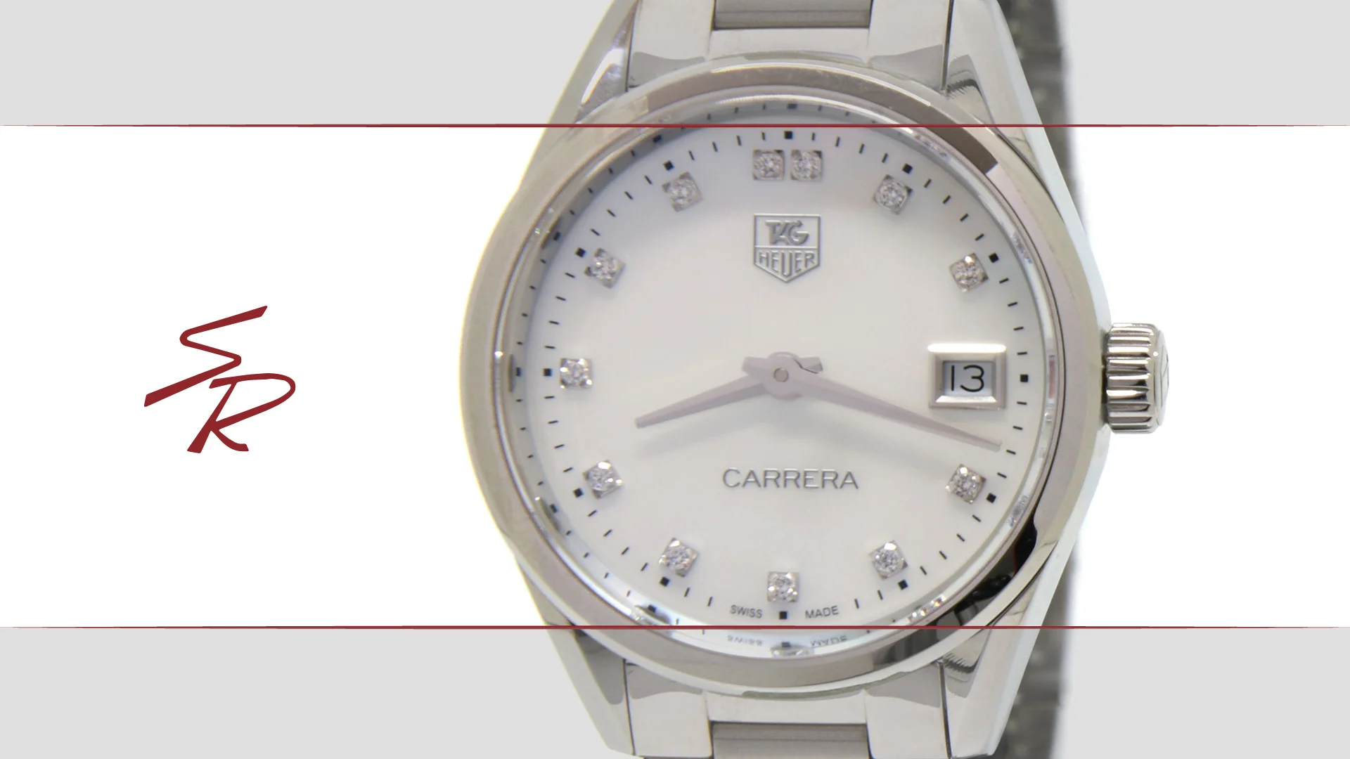 Tag Heuer Carrera 32mm Mother Of Pearl Steel Bracelet WAR1314.BA0778