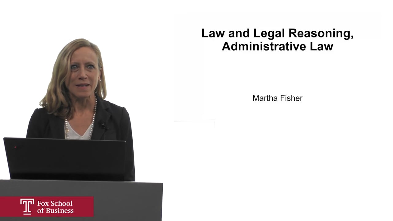 Law and Legal Reasoning, Administrative Law