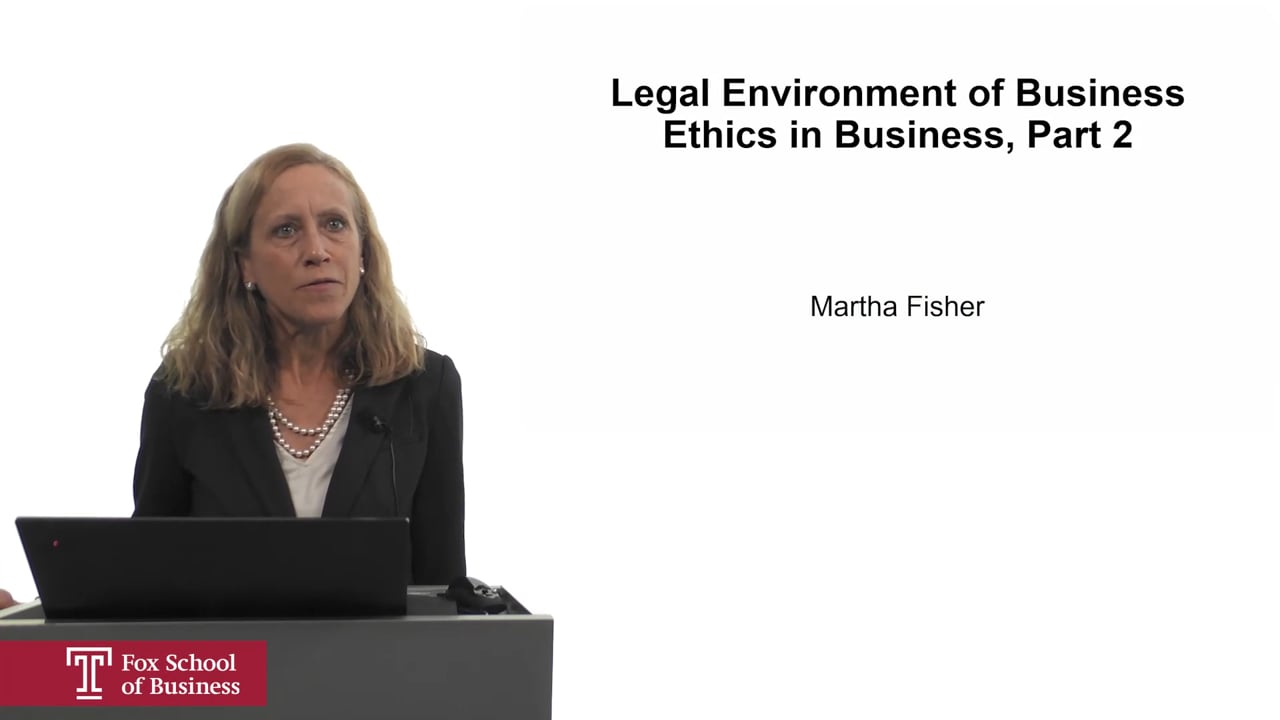 Ethics in Business, Part 2