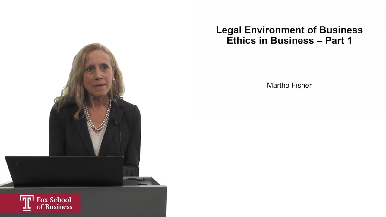 61978Ethics in Business, Part 1