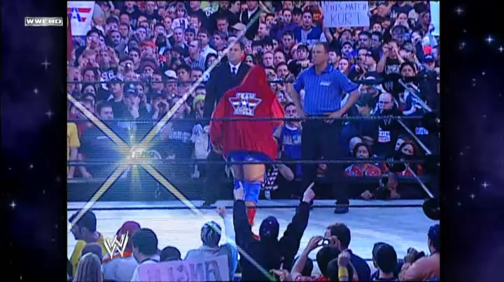 Kurt Angle vs Brock Lesnar Wrestlemania 19 Entrances