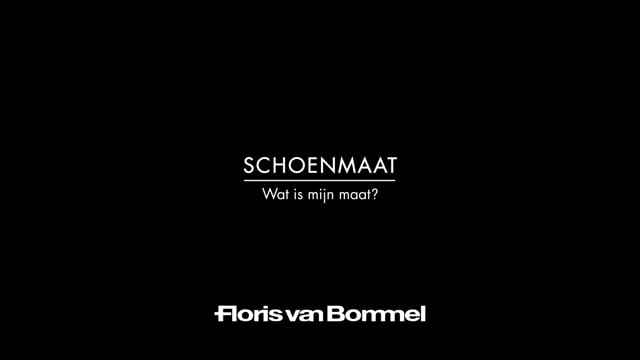 Mevrouw Afgeschaft verhaal Maattabel Schoenen en Riemen | Floris van Bommel Official®