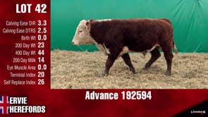 Lot #42 - ADVANCE 192594