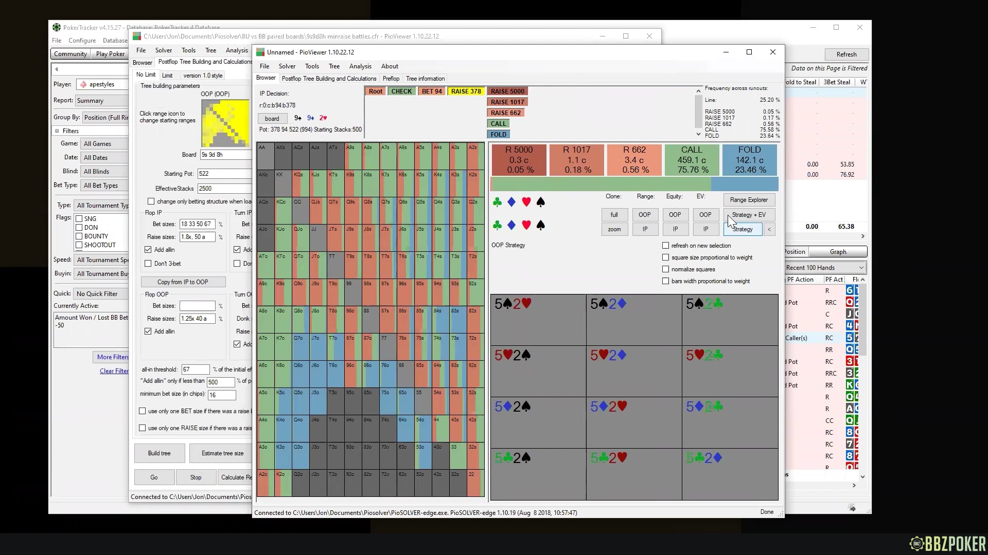 50bb+ Lost Pots Hand History Review