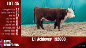 Lot #45 - L1 ACHIEVER 192608