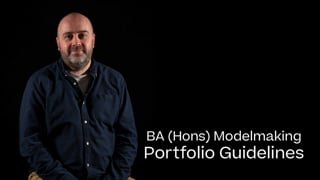 Model Making Portfolio Guide 2021