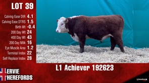 Lot #39 - L1 ACHIEVER 192623