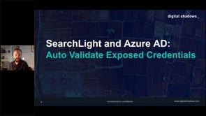 SearchLight and Azure AD: Auto Validate Exposed Credentials - January 2021