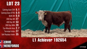 Lot #23 - L1 ACHIEVER 192654