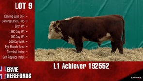 Lot #9 - L1 ACHIEVER 192552