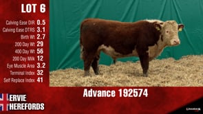 Lot #6 - ADVANCE 192574