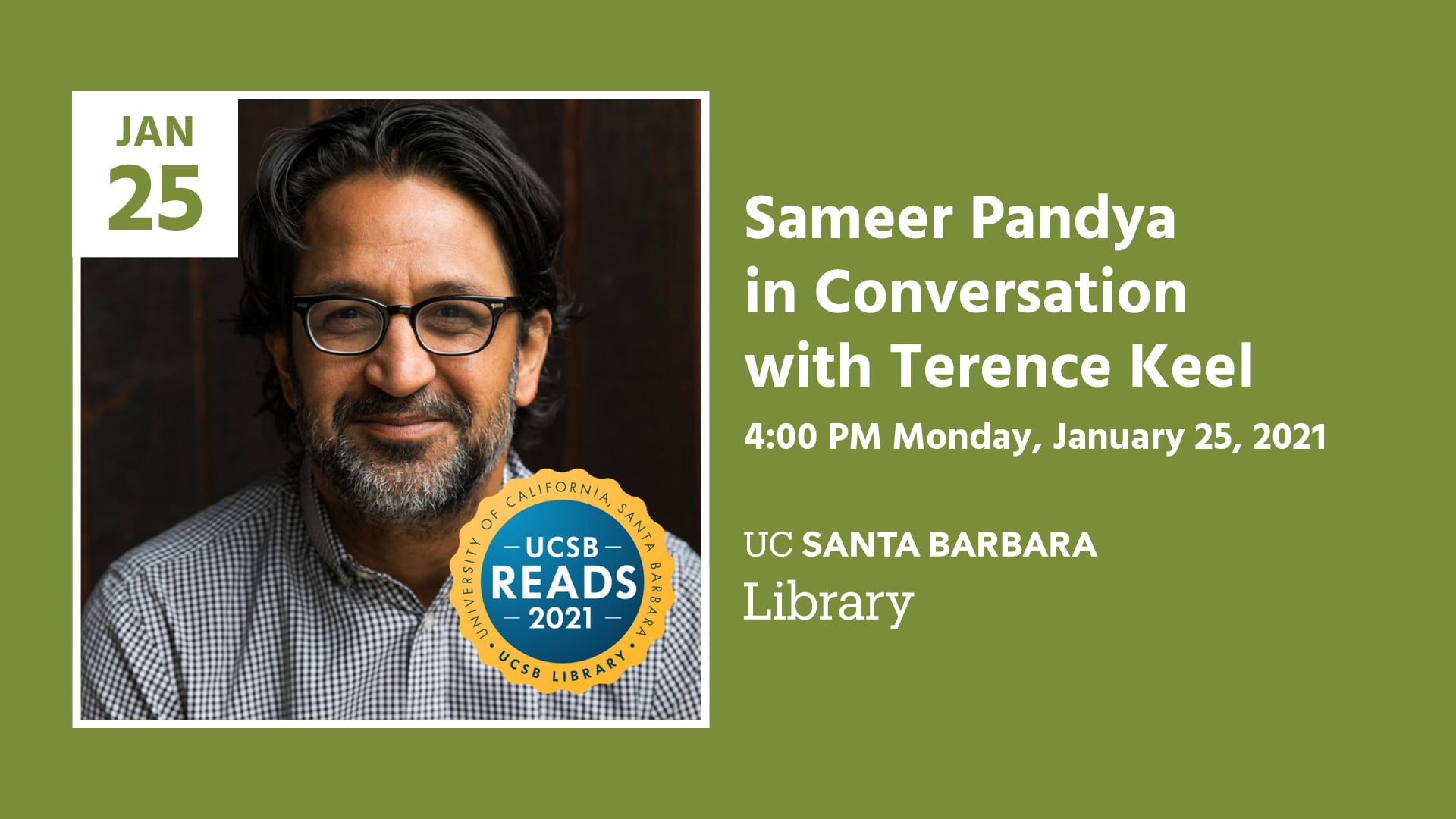Sameer Pandya in Conversation with Terence Keel