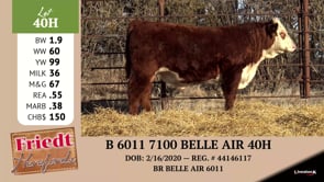 Lot #40H - B 6011 7100 BELLE AIR 40H
