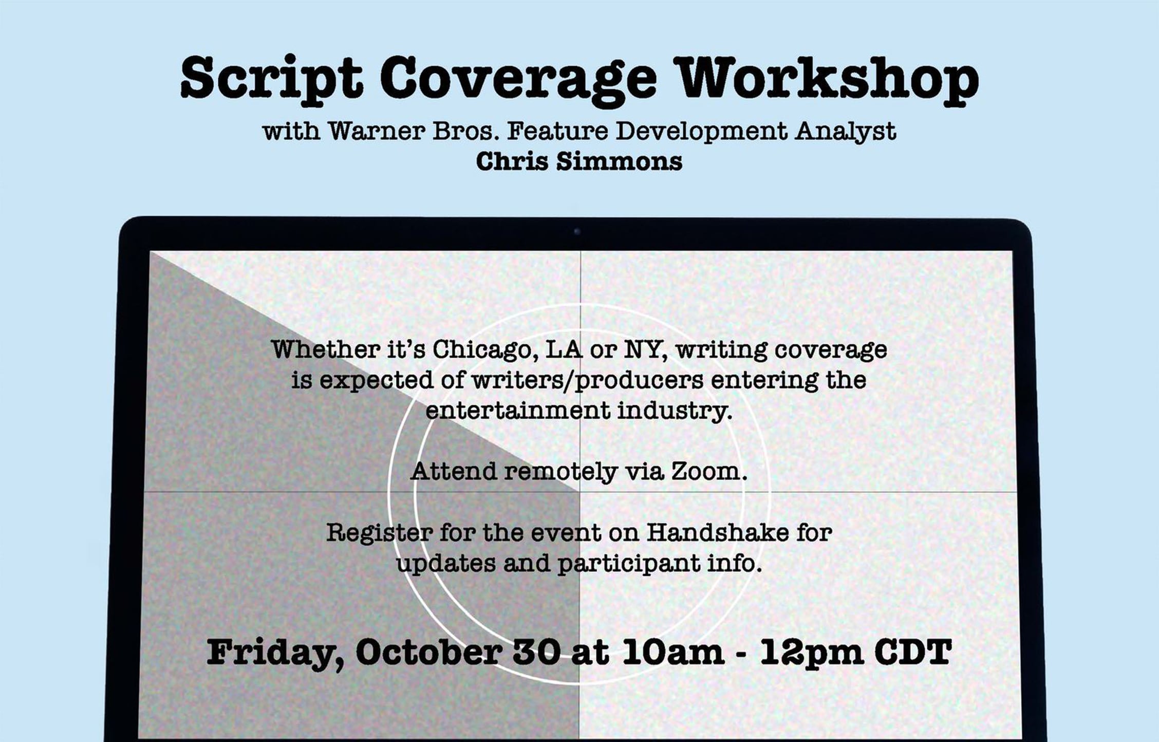Script Coverage Workshop with Chris Simmons on Vimeo