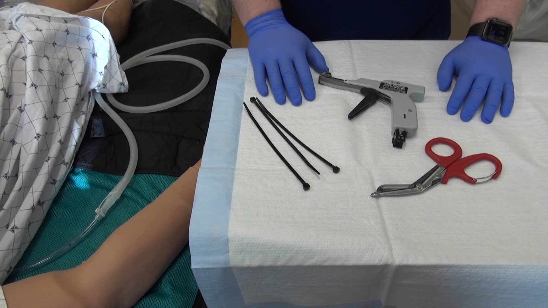 Zip Tie Chest Tube Securement on Vimeo