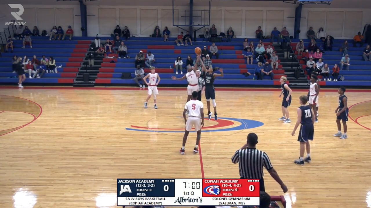 JV Boys Basketball vs Copiah - 01-26-21