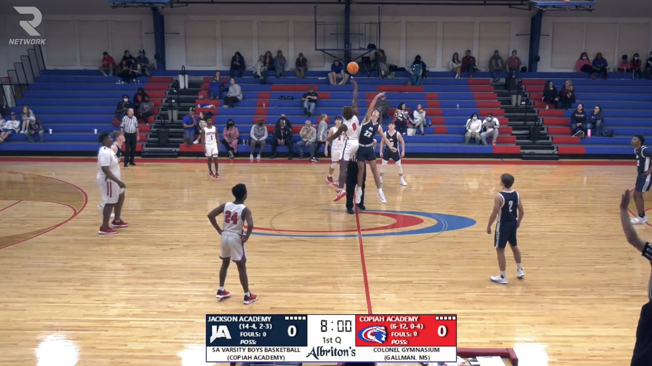 Varsity Boys Basketball vs Copiah - 01-26-21