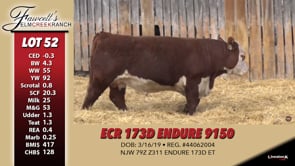Lot #52 - ECR 173D ENDURE 9150