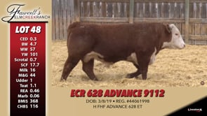 Lot #48 - ECR 628 ADVANCE 9112
