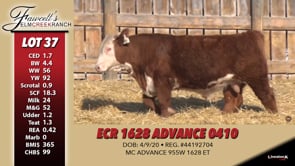 Lot #37 - ECR 1628 ADVANCE 0410