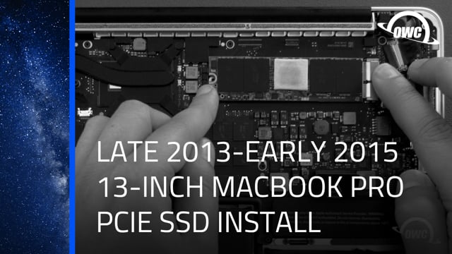 Meningsfuld skive Kommentér How to Upgrade the SSD in a 13-inch MacBook Pro w/ Retina display (Late  2013 - Early 2015) on Vimeo