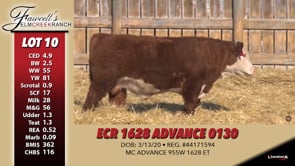 Lot #10 - ECR 1628 ADVANCE 0130