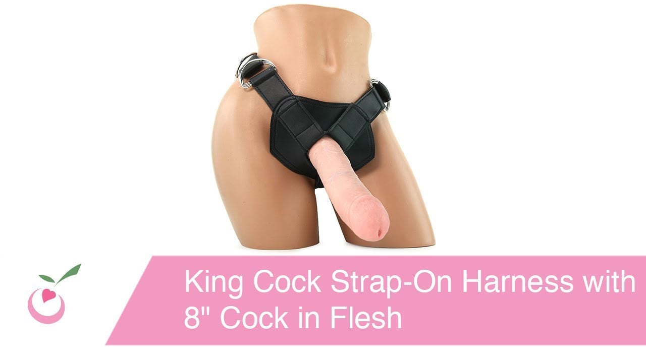 King Cock Strap On Harness with 6