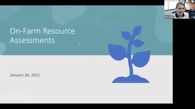 On-Farm Resource Assesments