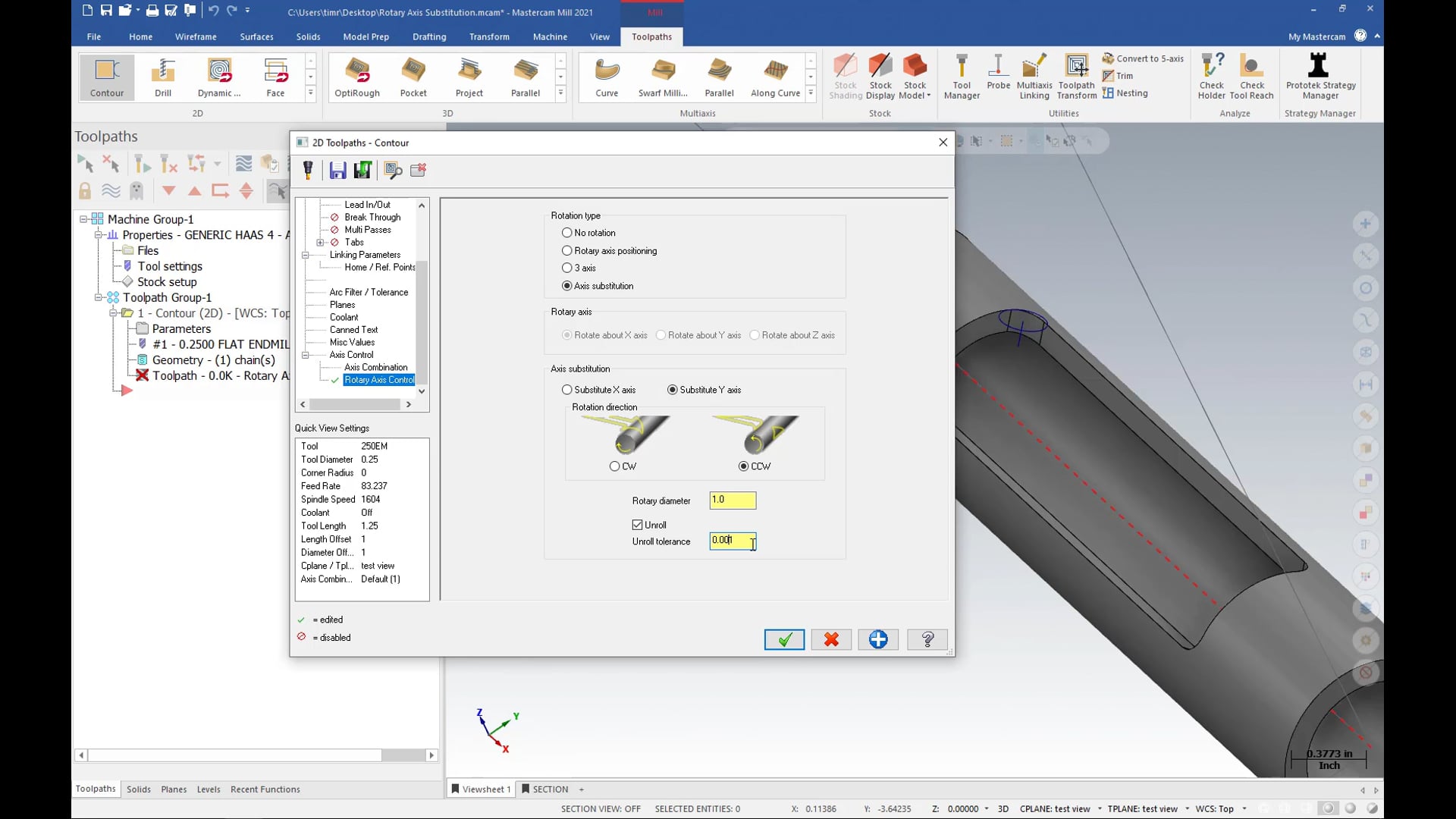 Additional Milling Options