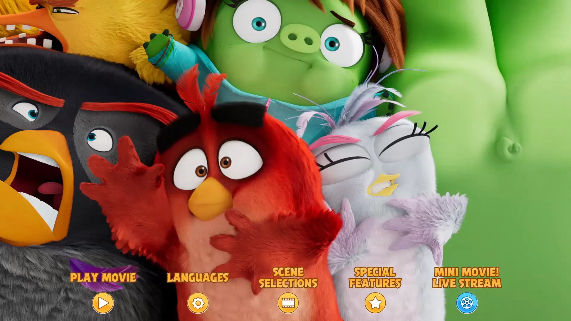 Angry Birds 2 BD DVD Menus