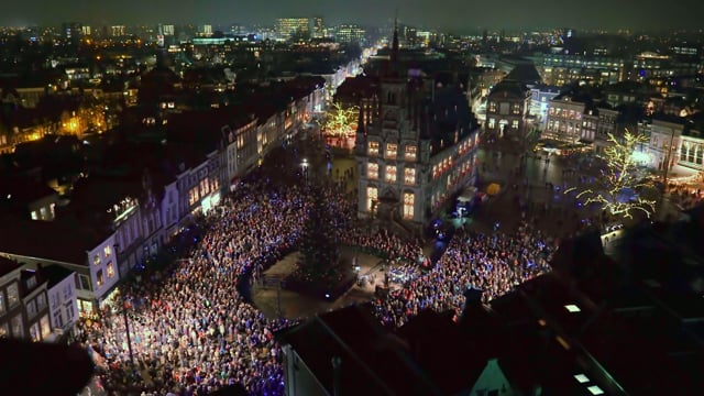 Gouda bij Kaarslicht