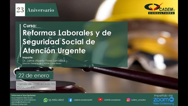 REFORMAS LABORABLES Y DE SEGURIDAD SOCIAL DE ATENCIÓN URGENTE