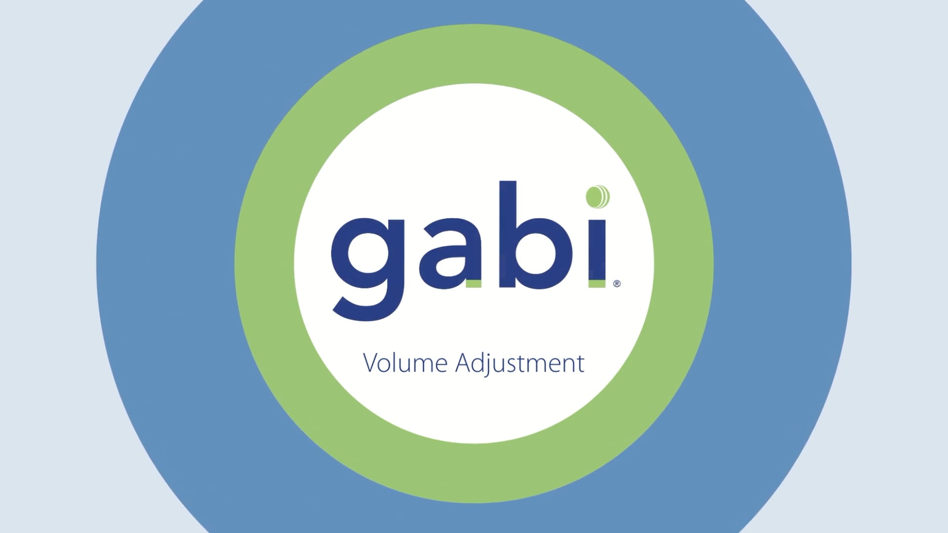 Gabi Gov - Volume Adjustment