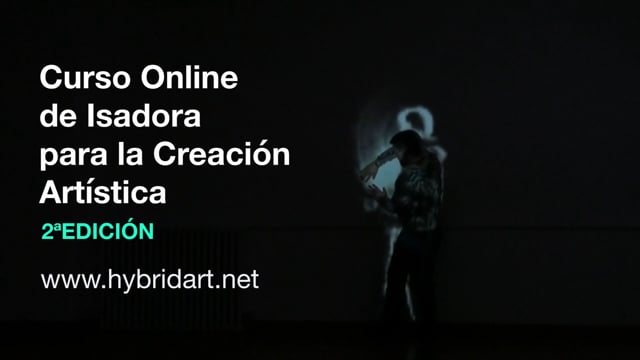 Curso Online de Isadora pra la Creación Artística