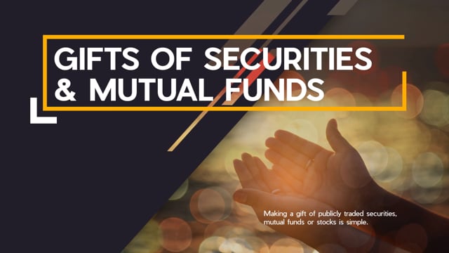 Gifts of Securities & Mutual Funds