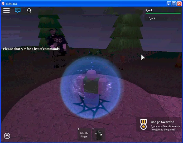 Are you serious ROBLOX? (was playing with the /sc commands.) : r/roblox